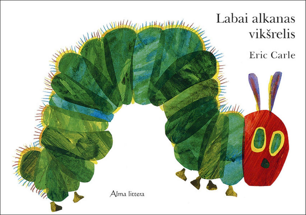 Sensoriniai skaitymai kūdikiams | „Labai alkanas vikšrelis“
