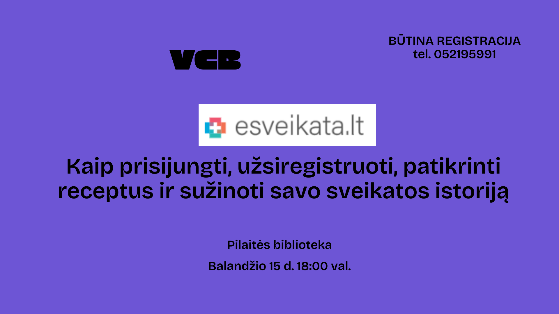 Konsultacija apie platformą „eSveikata“