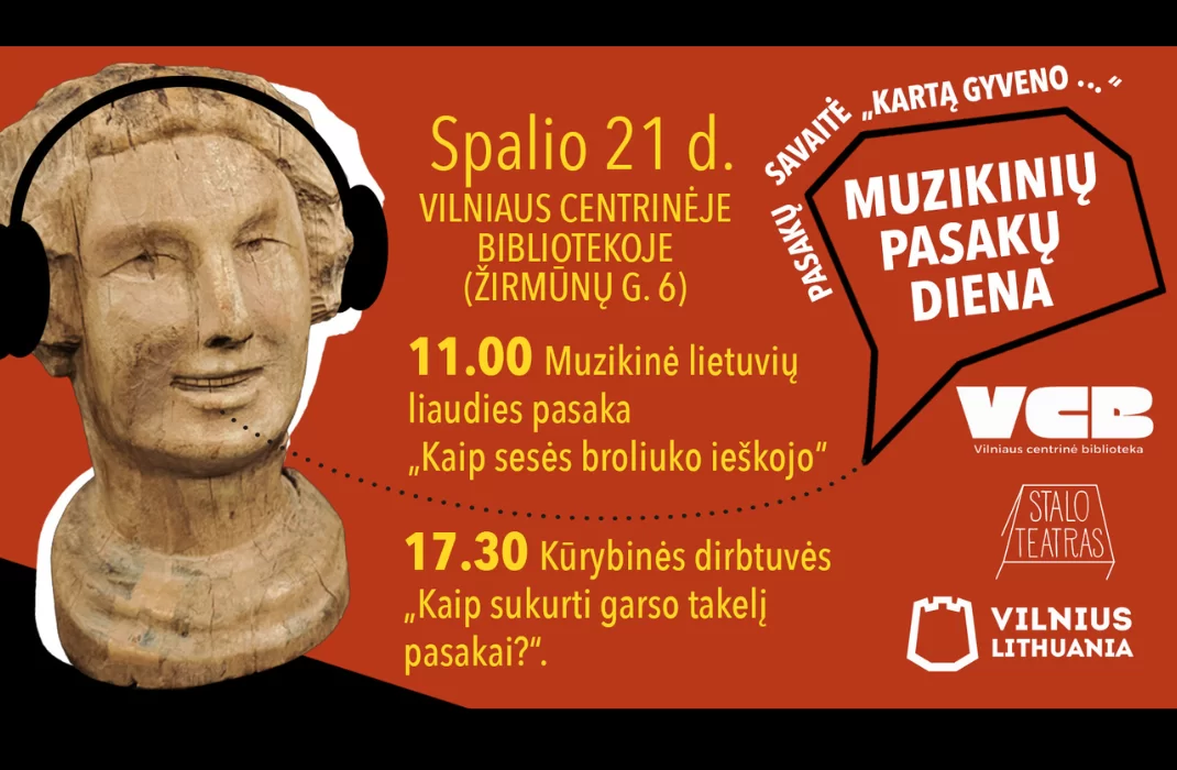 MUZIKINIŲ PASAKŲ DIENA Vilniaus centrinėje bibliotekoje