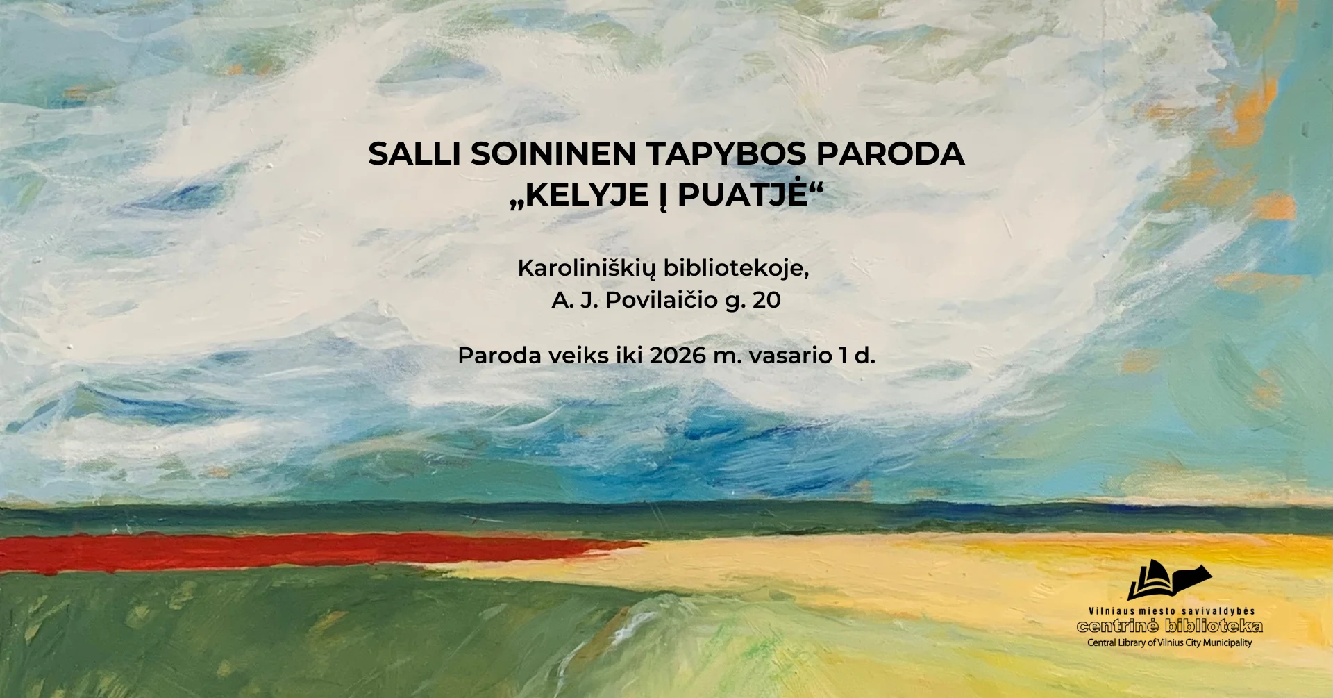 Salli Soininen tapybos paroda „Kelyje į Puatjė“
