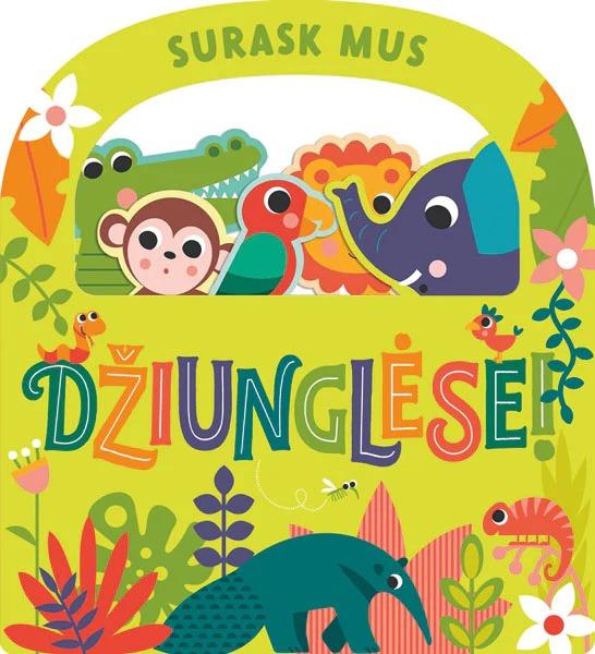 Sensoriniai skaitymai kūdikiams | „Surask mus džiunglėse!“