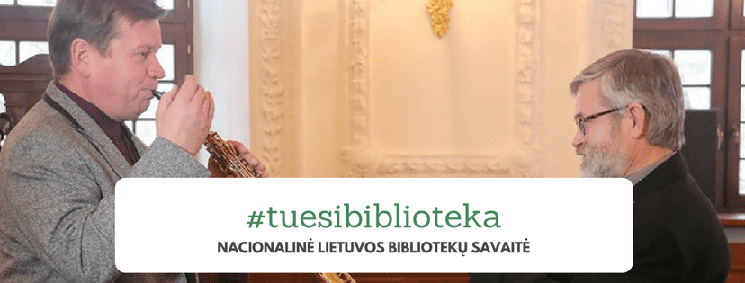 Poezijos skaitymas su poetu Vladu Braziūnu ir saksofonininku prof. Petru Vyšniausku