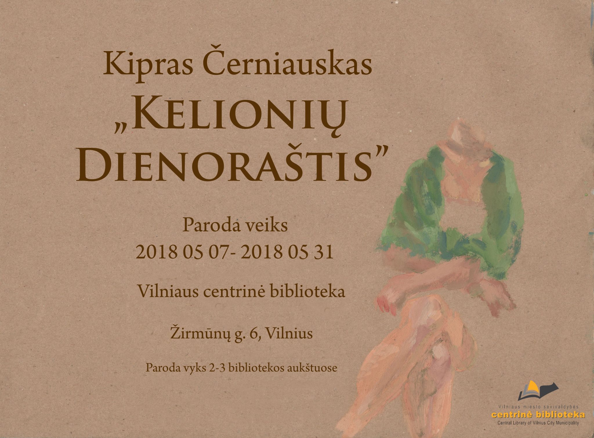 Kipro Černiausko tapybos darbų paroda „Kelionių dienoraštis“