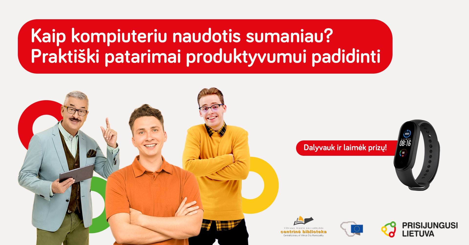 Tiesioginė renginio „Kaip kompiuteriu naudotis sumaniau?“ transliacija