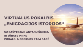 Virtualus pokalbis „Emigracijos istorijos“