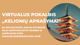 Virtualus pokalbis „Kelionių literatūra“