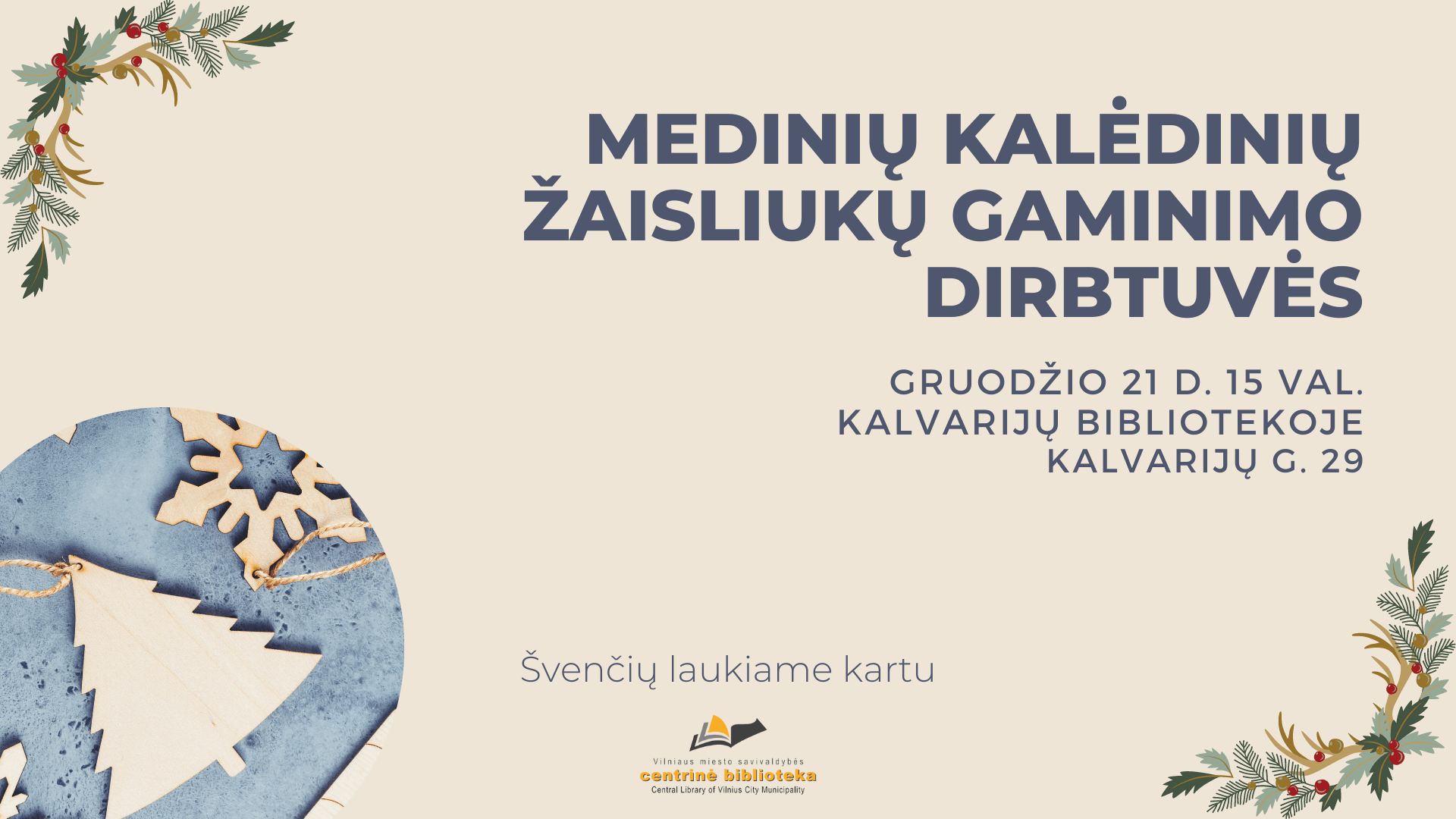 Žaisliukų gaminimo dirbtuvės Kalvarijų bibliotekoje
