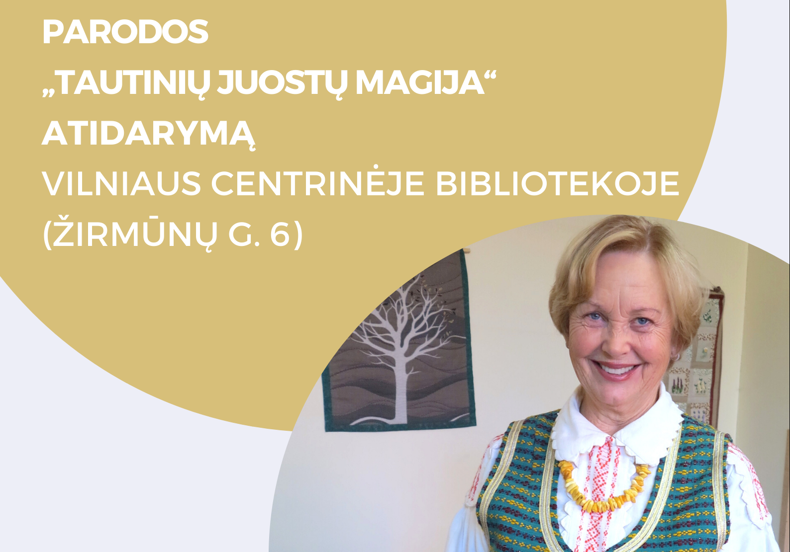 Henrikos Ivancienės pintinių juostų paroda