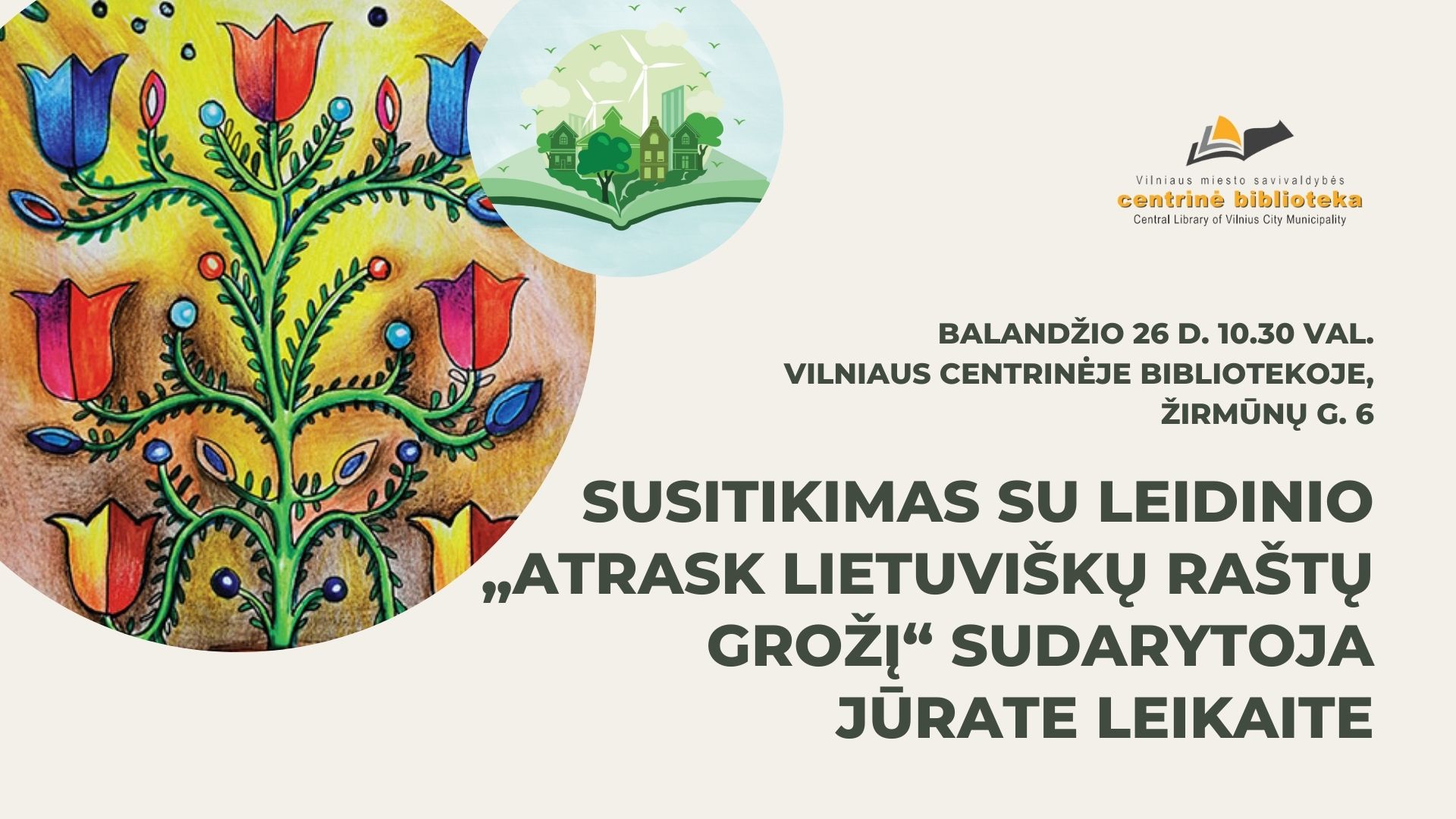 Susitikimas su Jūrate Leikaite