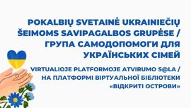 Pokalbių svetainė ukrainiečių šeimoms savipagalbos grupėse / Група самодопомоги для українських сімей