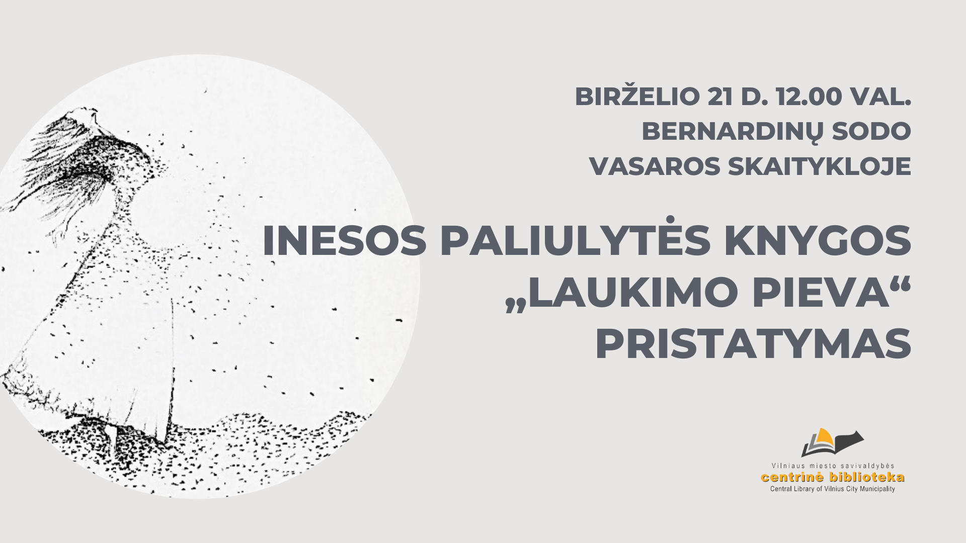 Inesos Paliulytės knygos „Laukimo pieva“ pristatymas