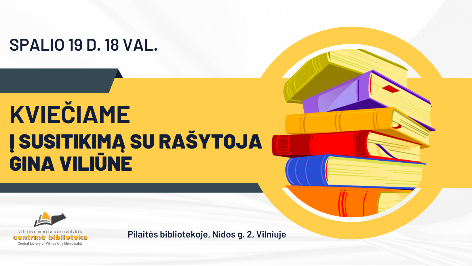 Gina Viliūnė Pilaitės bibliotekoje