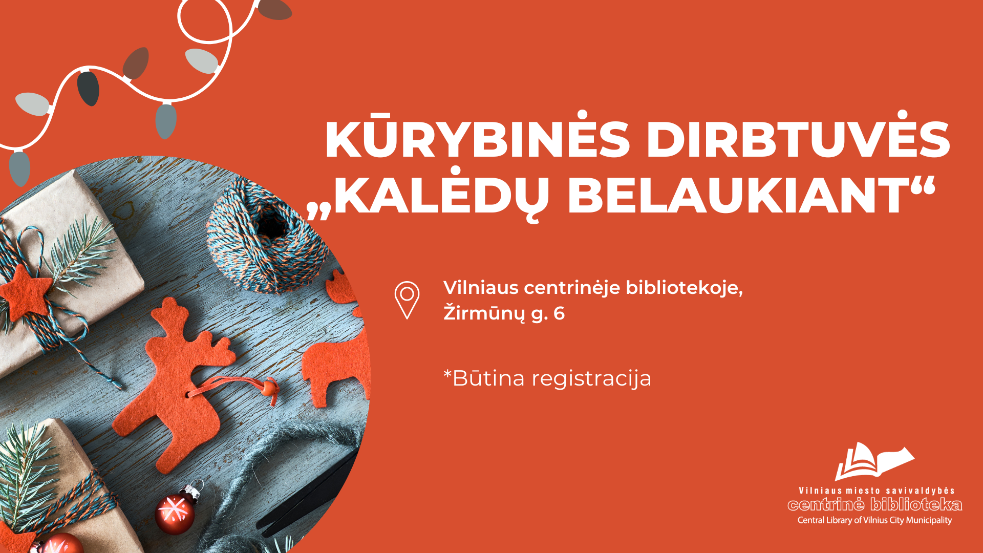 Kūrybinės dirbtuvės „Kalėdų belaukiant“