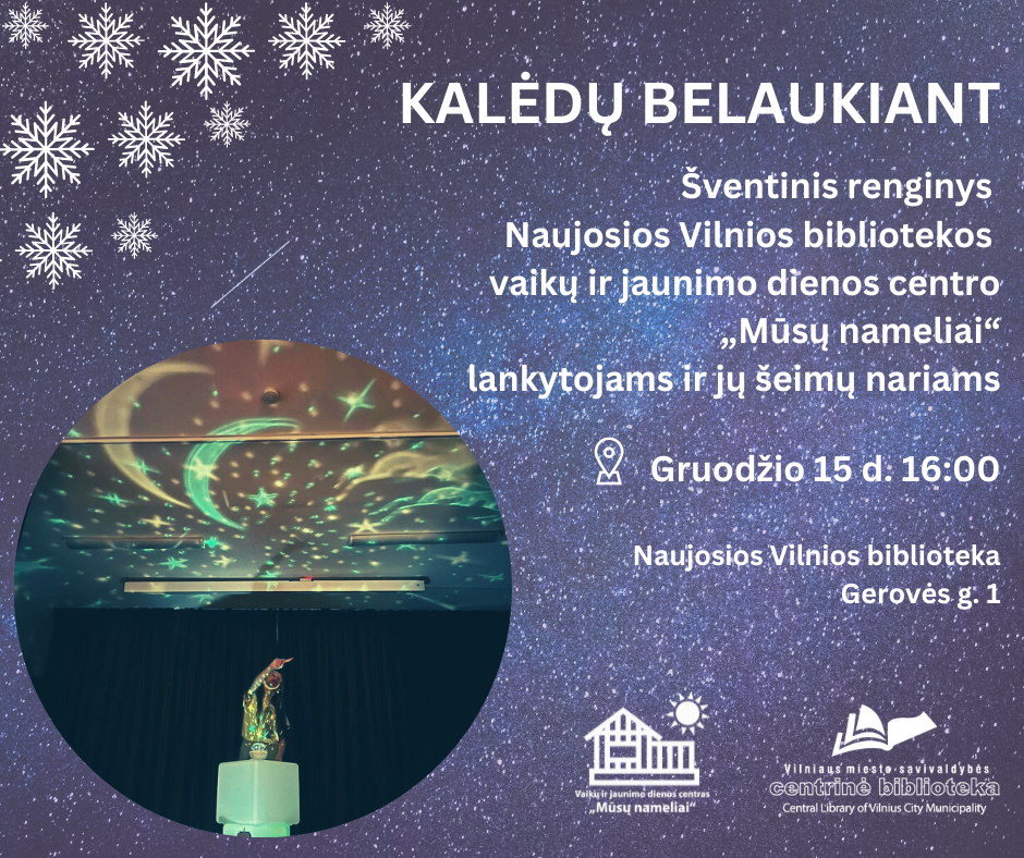 Renginys „Kalėdų belaukiant“ Naujosios Vilnios bibliotekoje