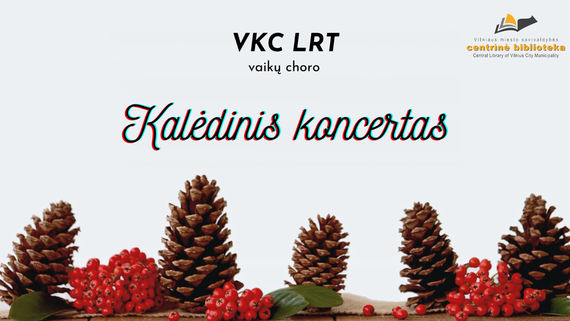 Vilniaus kultūros centro LRT vaikų choro Kalėdinis koncertas