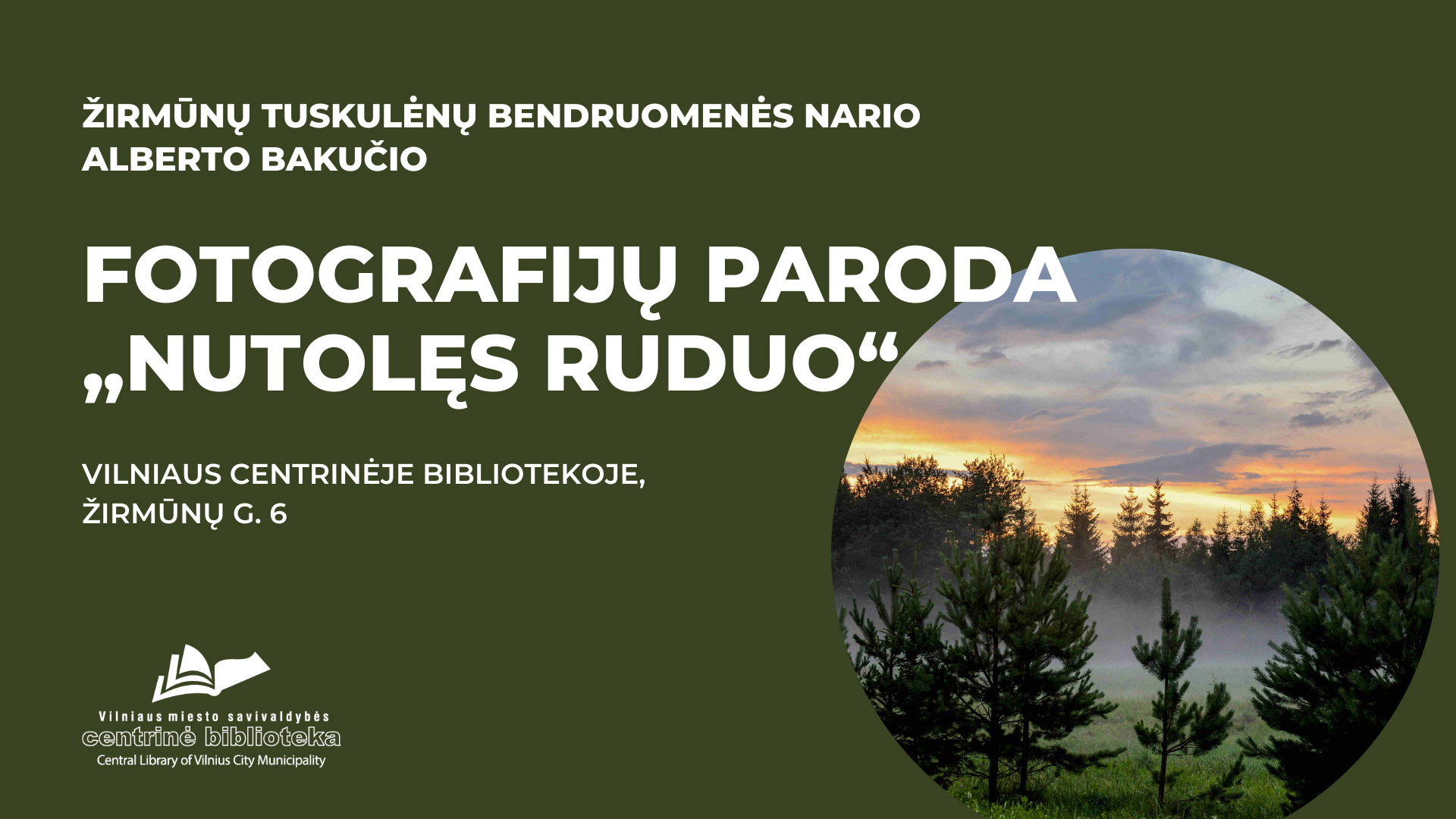 Alberto Bakučio fotografijų paroda „Nutolęs ruduo“