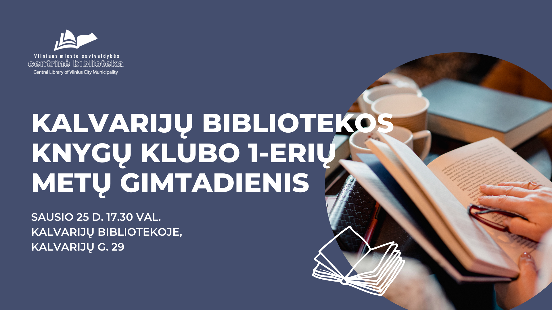 Kalvarijų bibliotekos Knygų klubo 1-erių metų gimtadienis