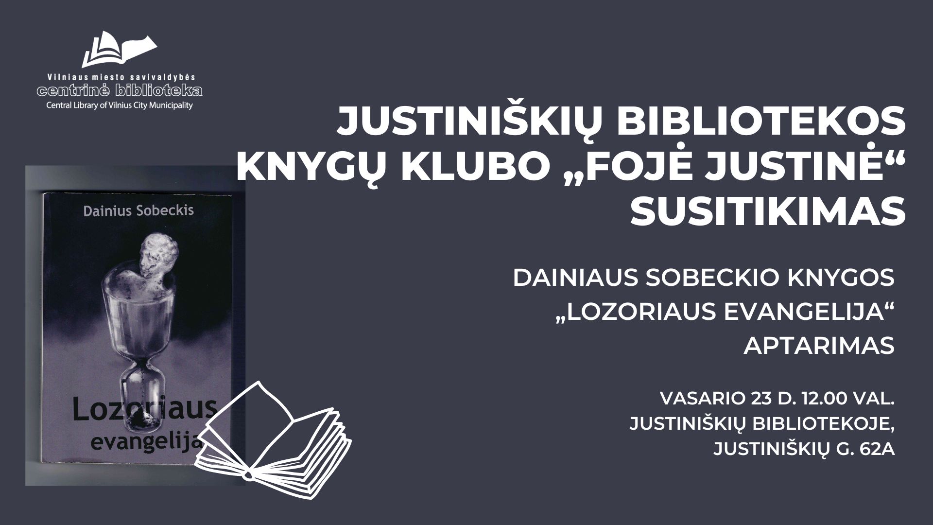Justiniškių bibliotekos Knygų klubo susitikimas