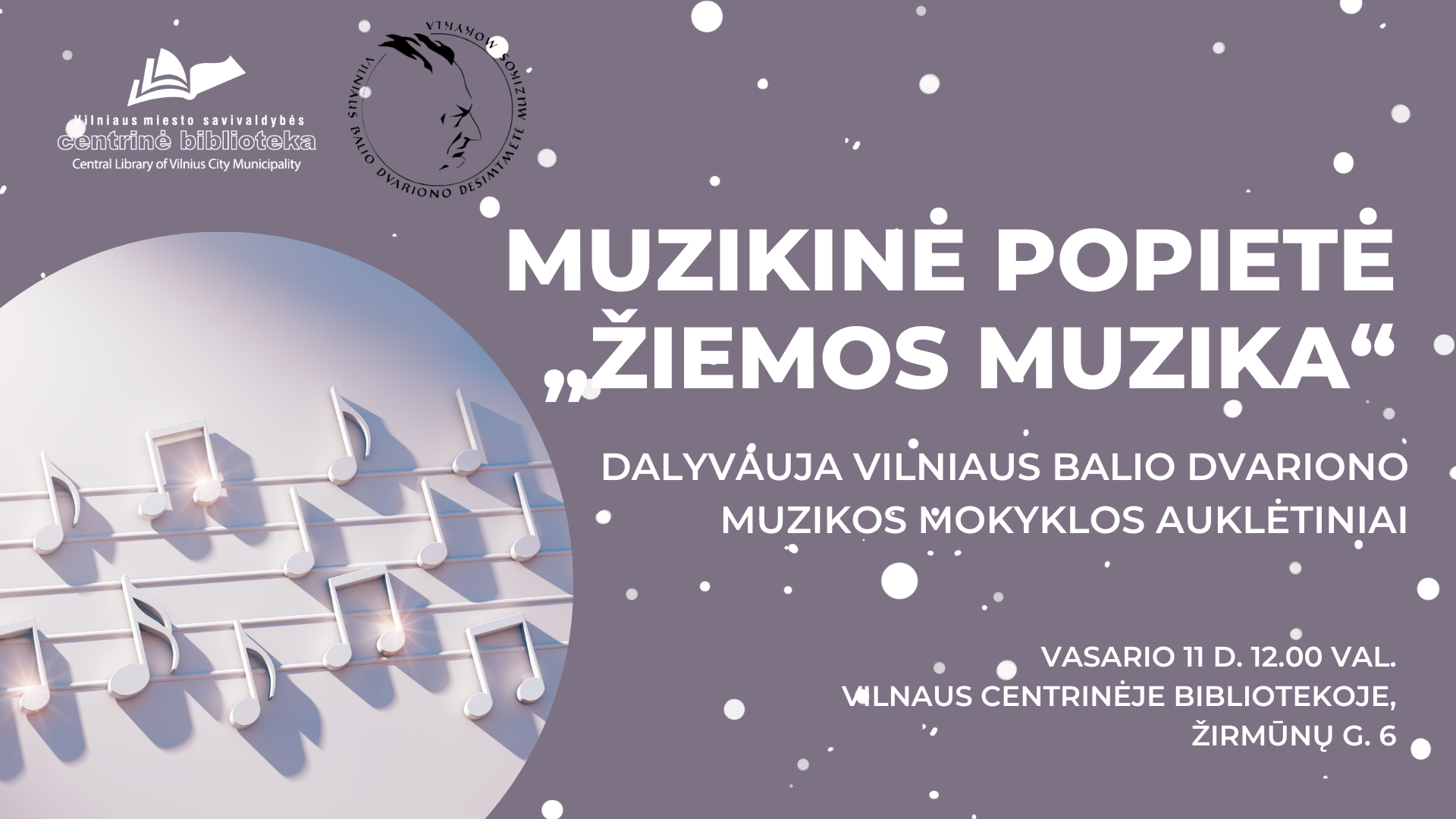 Muzikinė popietė „Žiemos muzika“