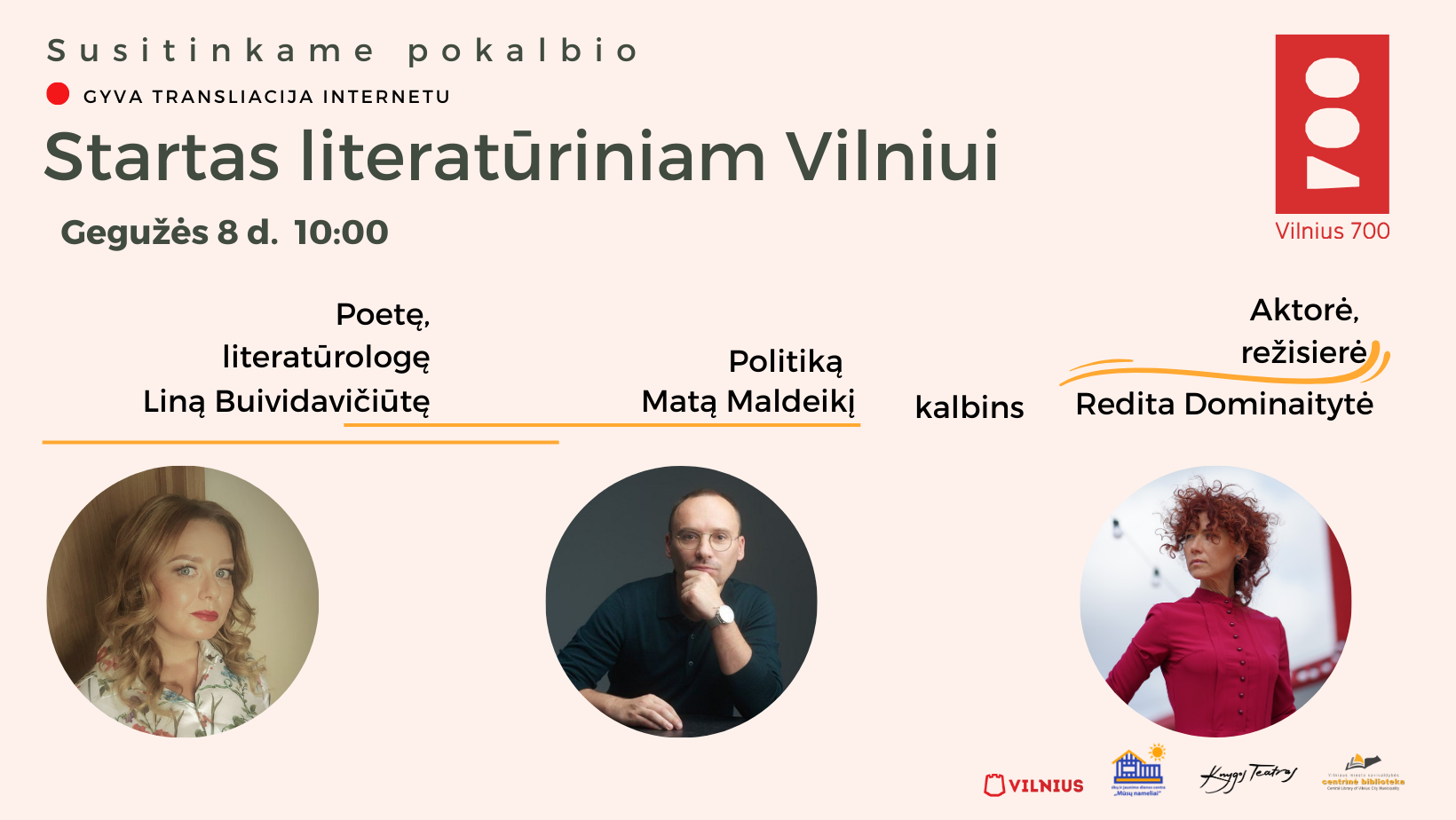 Pokalbių ciklas „Startas literatūriniam Vilniui“