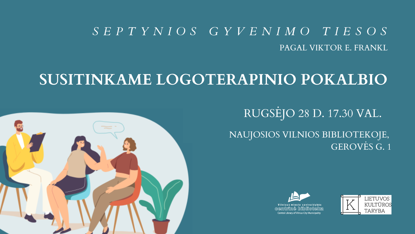 Logoterapinių pokalbių susitikimai „Septynios gyvenimo tiesos“ lietuvių ir ukrainiečių/baltarusių grupėms