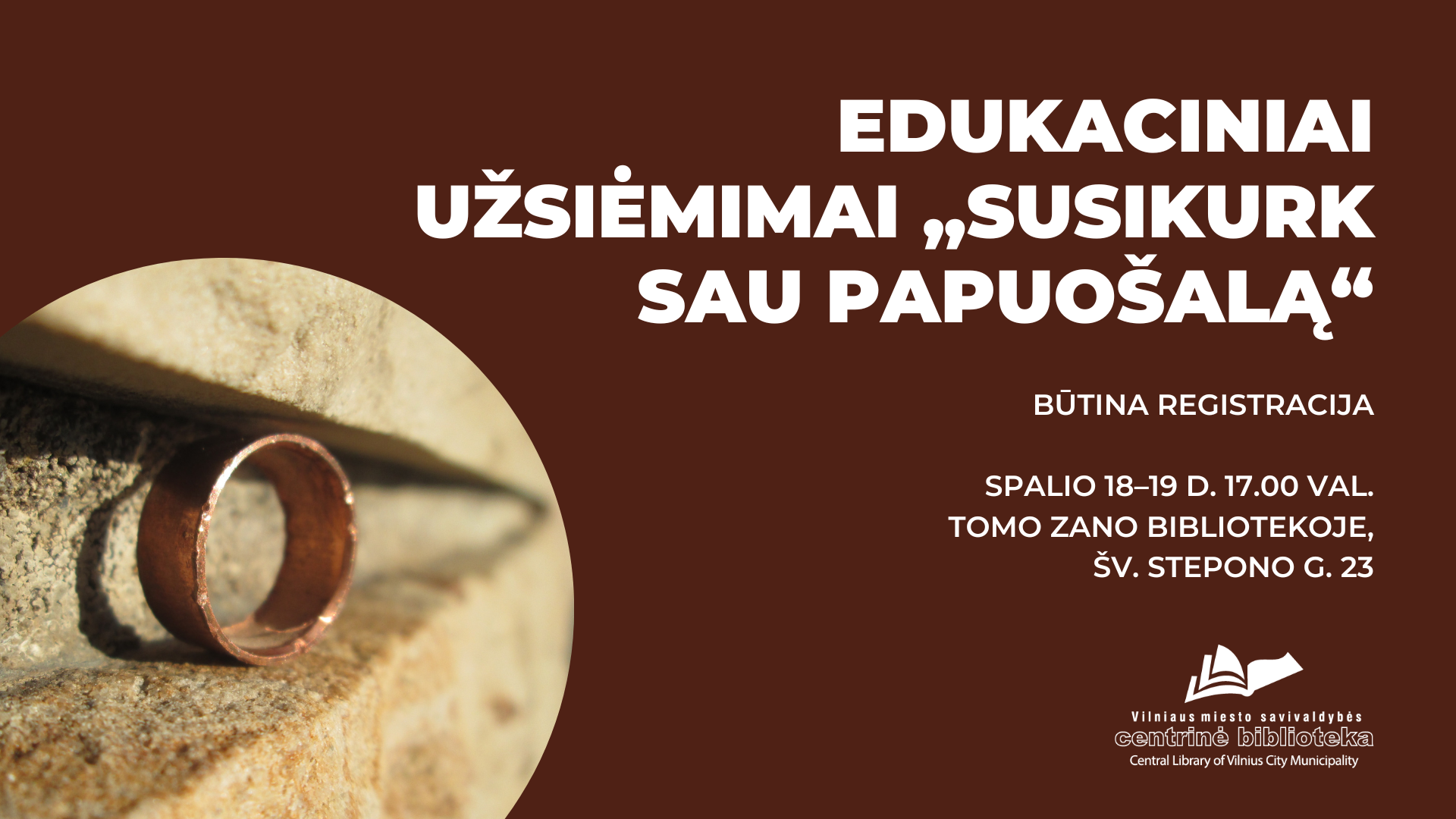 Edukaciniai užsiėmimai „Susikurk sau papuošalą“