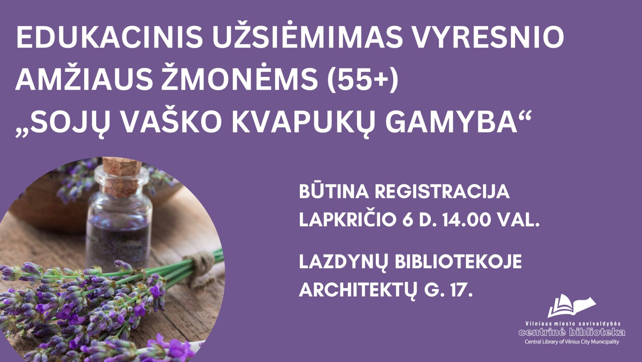 Edukacinis užsiėmimas „Sojų vaško kvapukų gamyba“