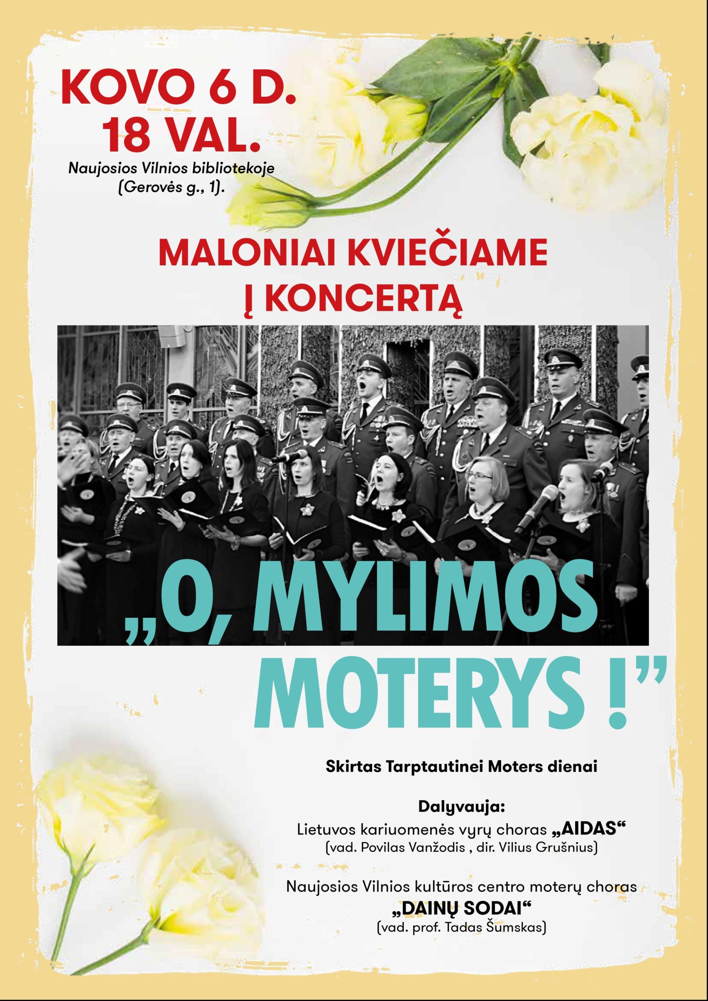 Koncertas tarptautinei moters dienai