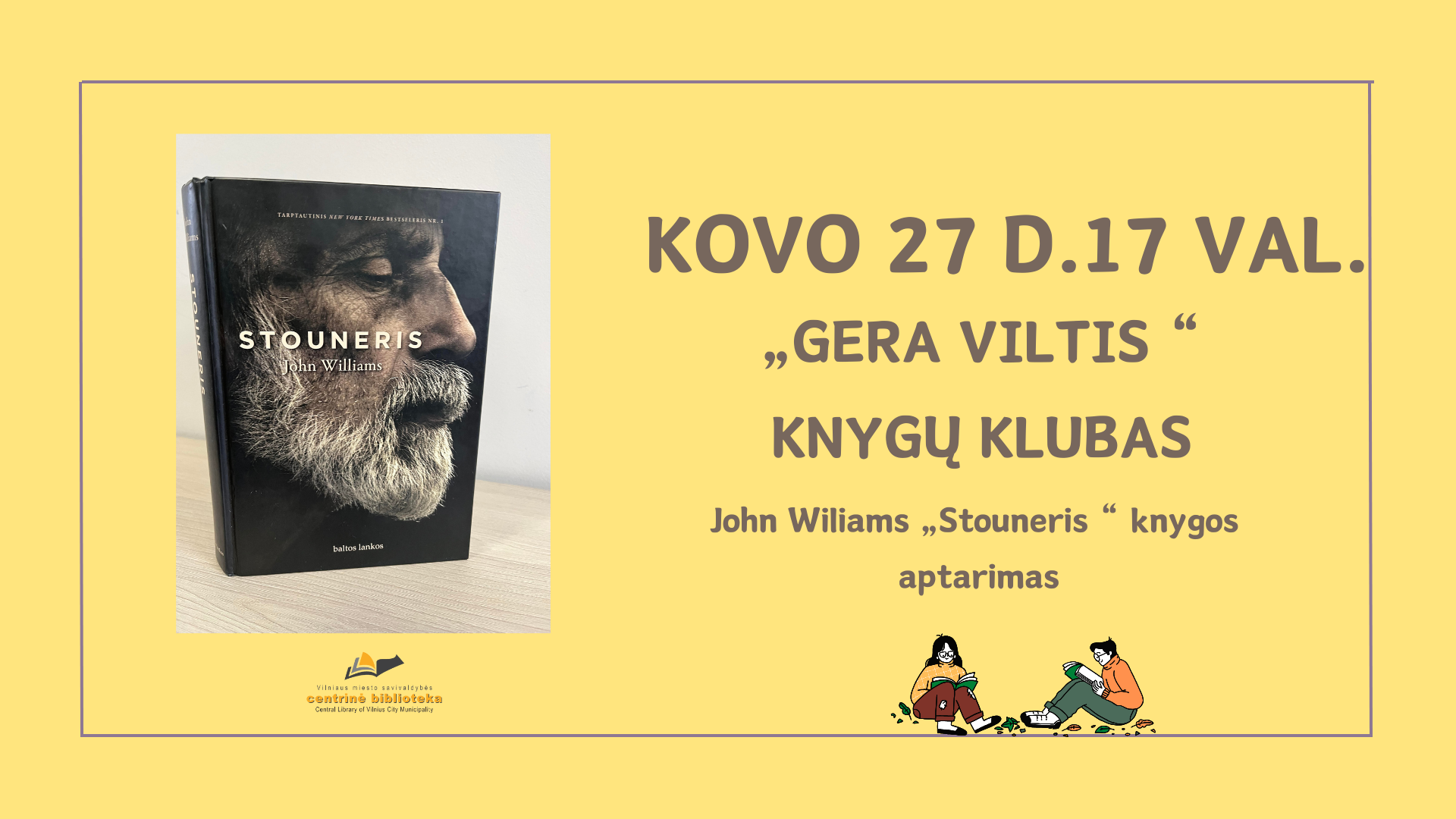 „Gera viltis“ knygų klubo susitikimas