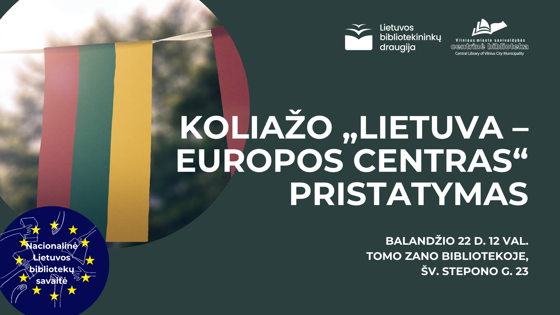 Koliažo „Lietuva – Europos centras“ pristatymas | Nacionalinė Lietuvos bibliotekų savaitė
