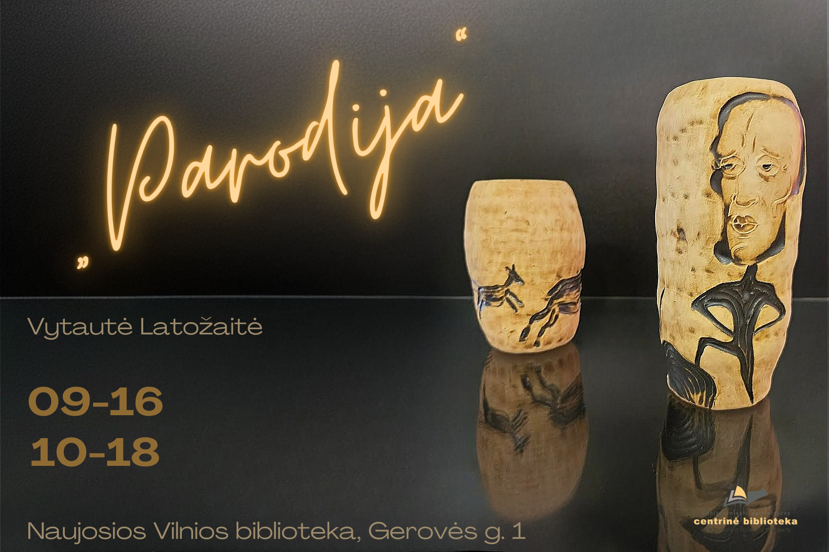 Vytautės Latožaitės keramikos darbų paroda „Parodija“