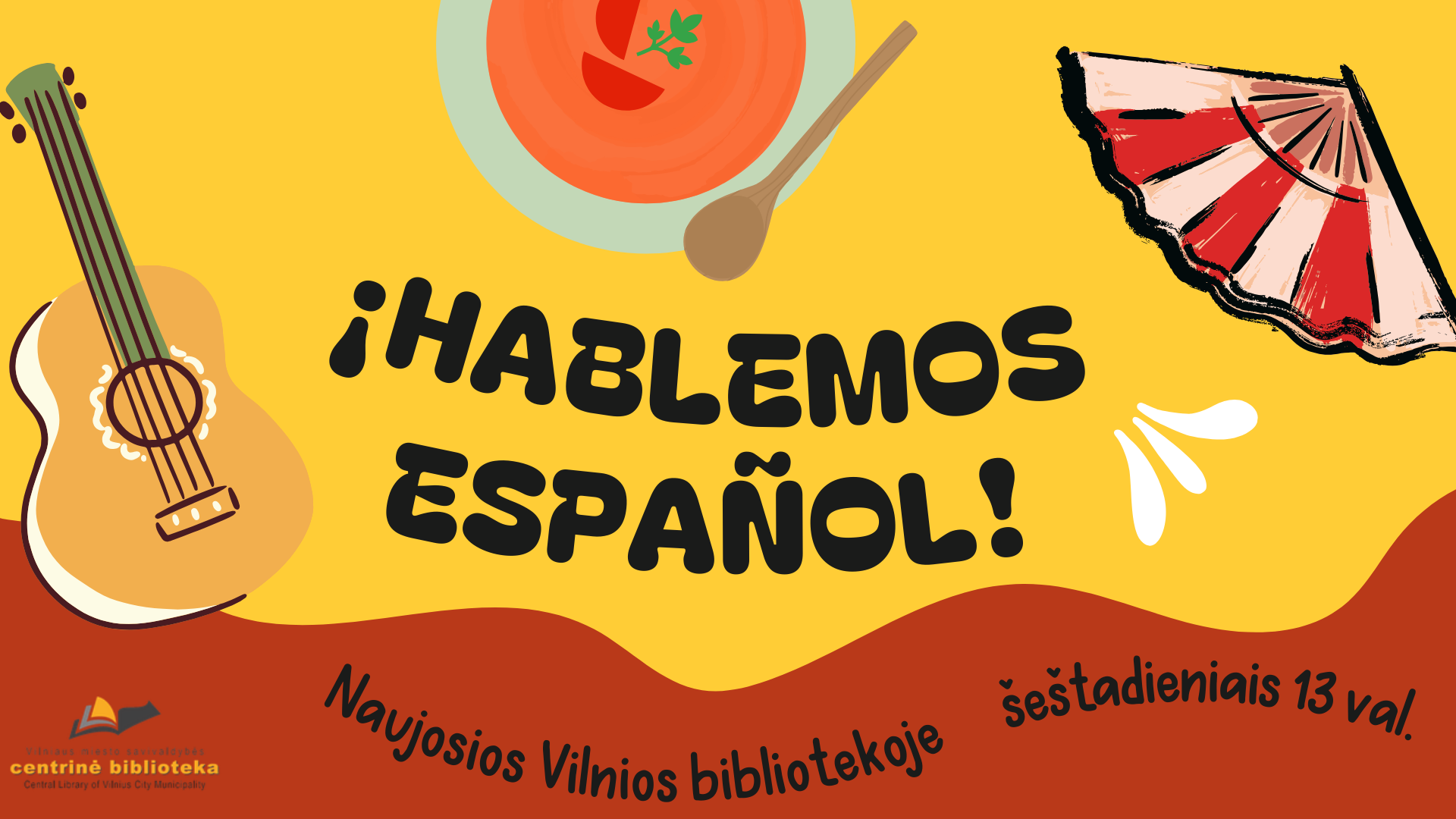 Ispaniški pasikalbėjimai Naujosios Vilnios bibliotekoje