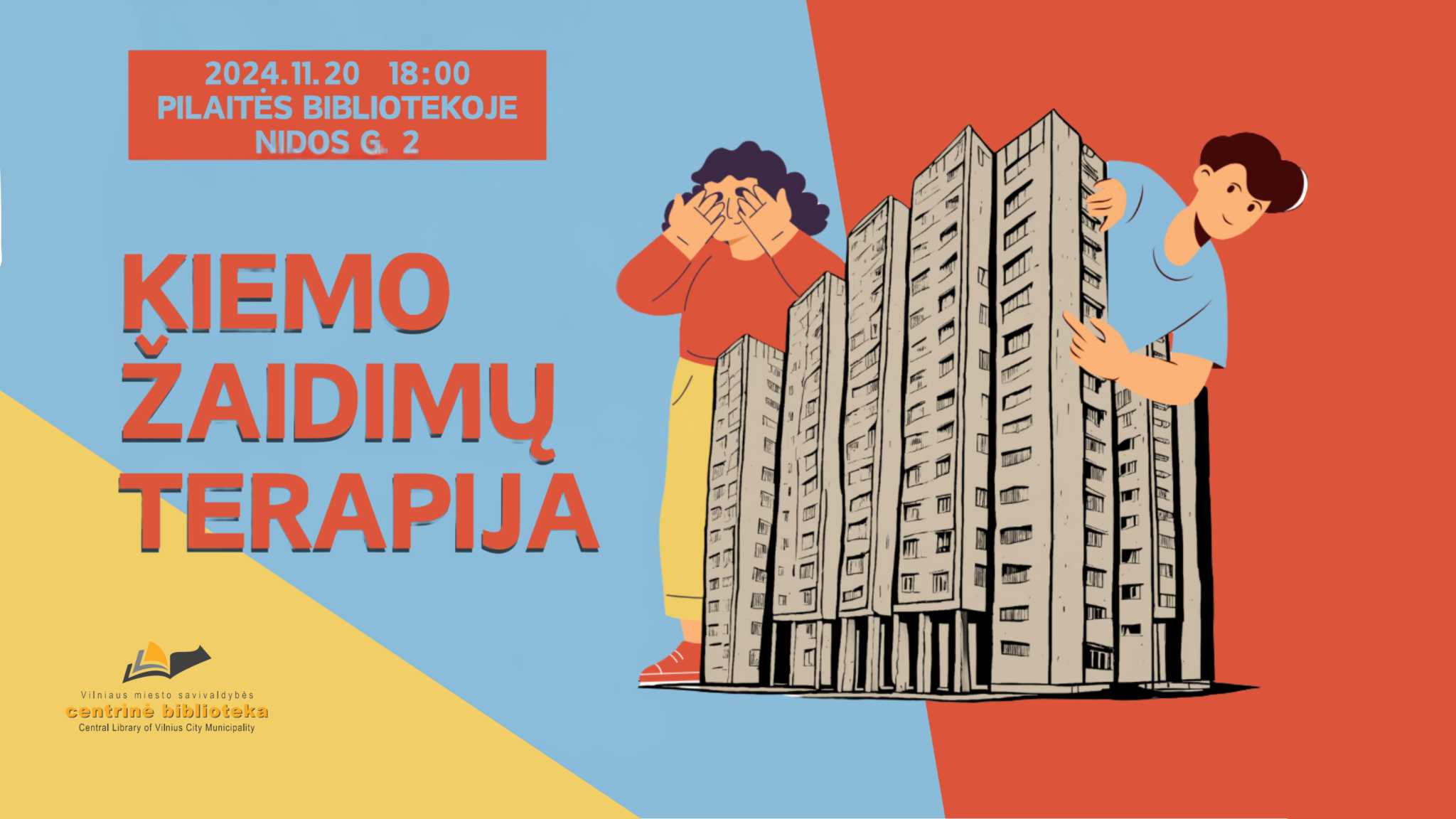 Paskaita-diskusija „Kiemo žaidimų terapija“