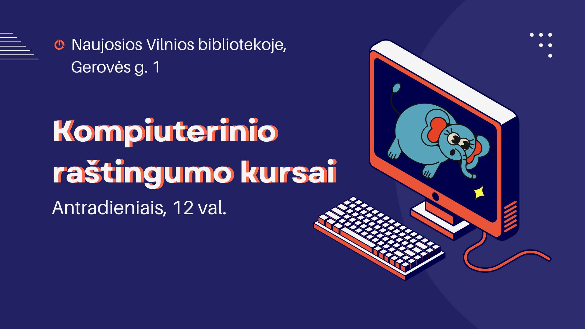 IT mokymai Naujosios Vilnios bibliotekoje