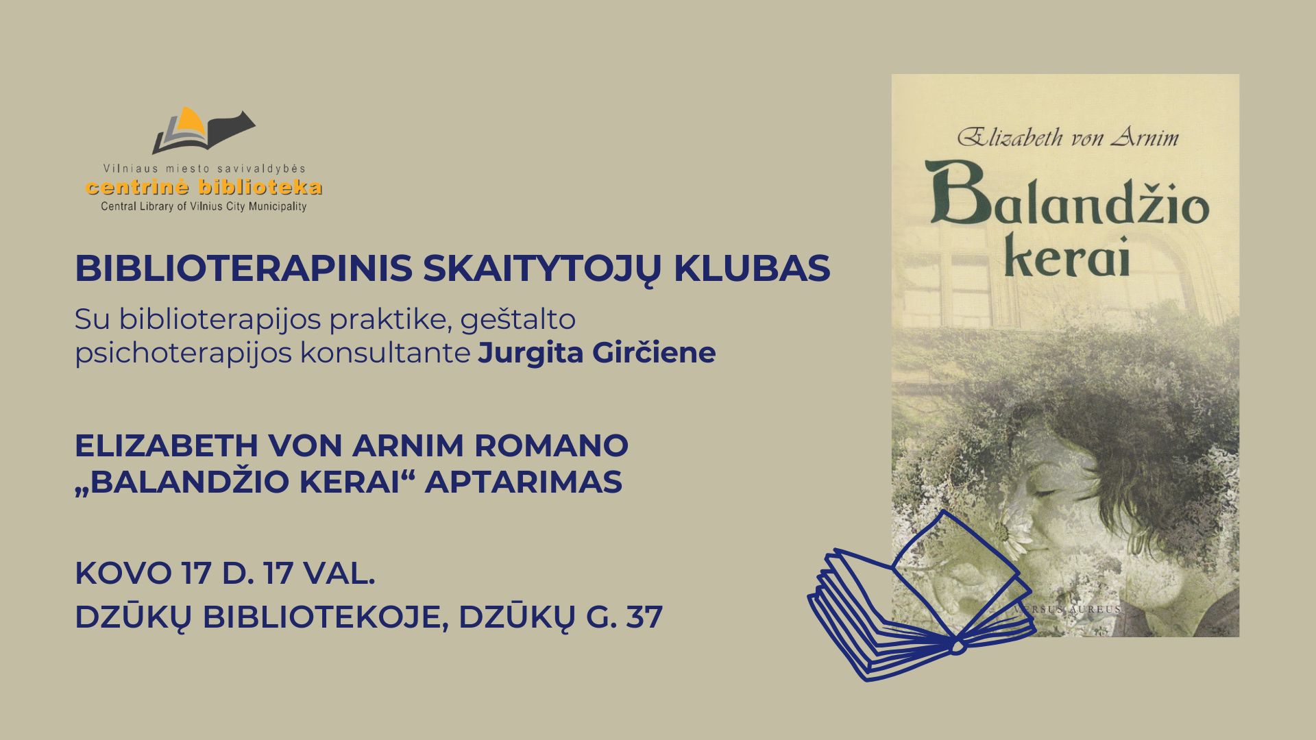 Biblioterapinio skaitytojų klubo susitikimas