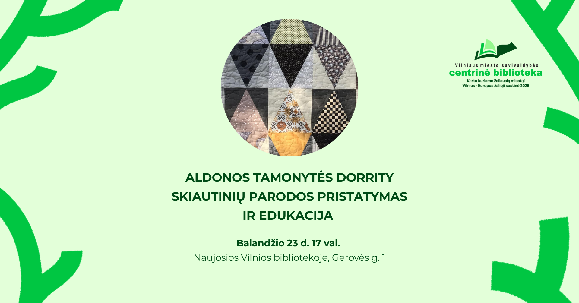 Aldonos Tamonytės Dorrity parodos pristatymas ir edukacija | REGISTRACIJA
