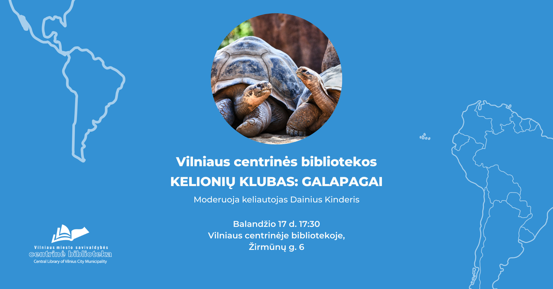 Kelionių klubas. Susitikimo tema – Galapagai