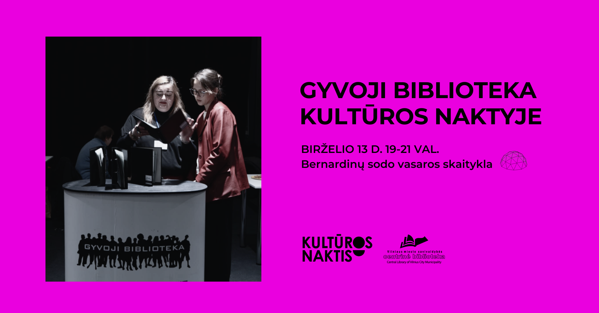 Gyvoji biblioteka Kultūros naktyje | Kultūros naktis 2025