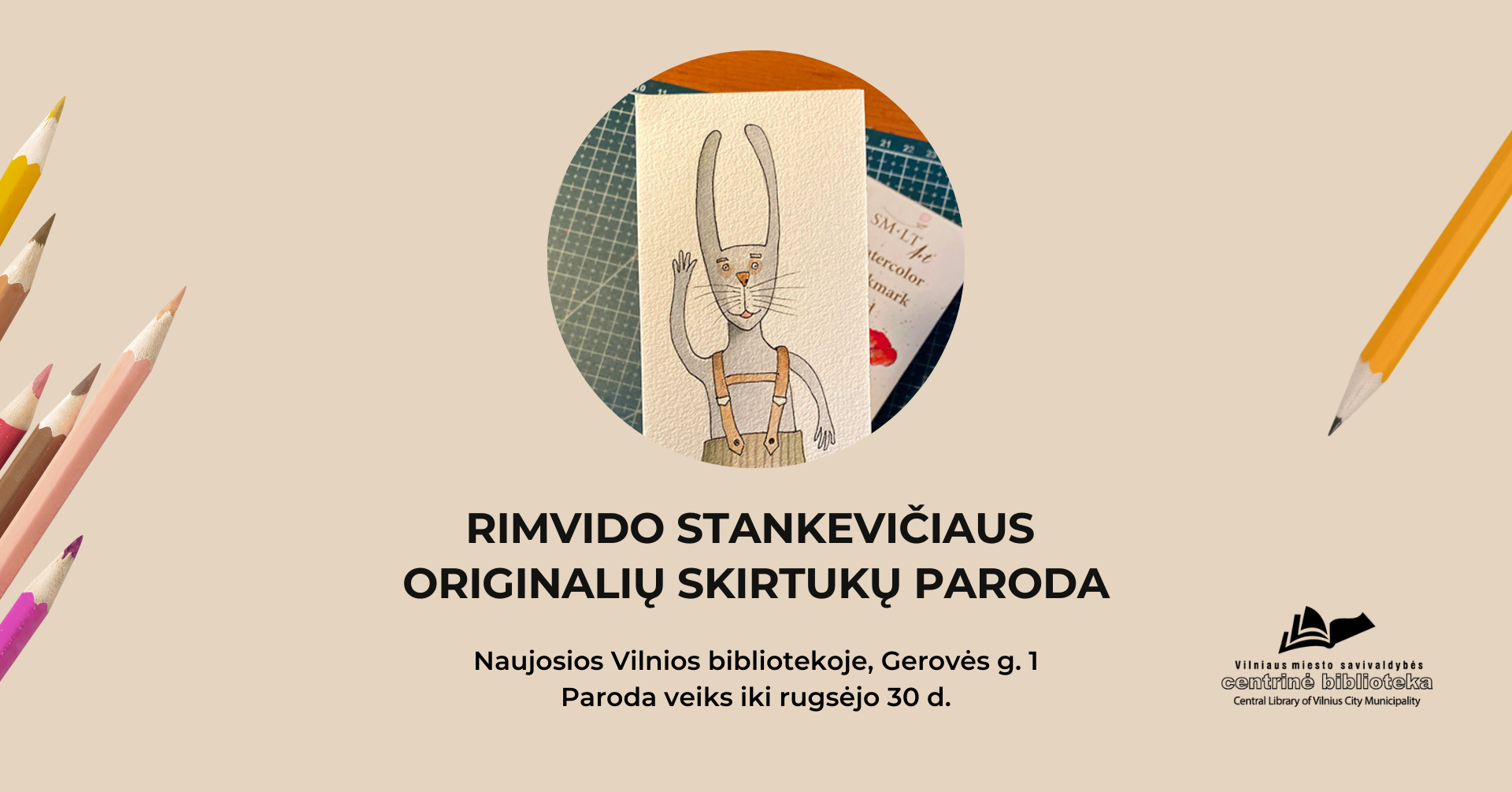 Rimvido Stankevičiaus originalių skirtukų paroda