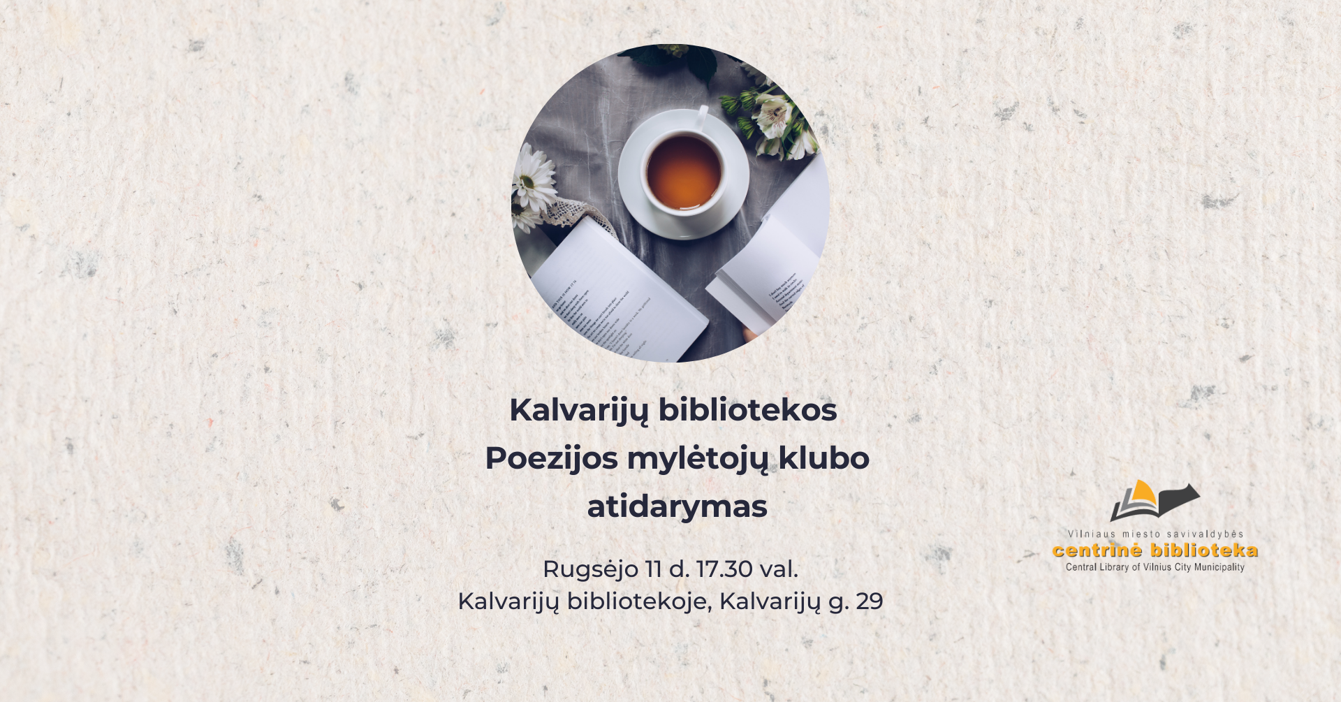 Kalvarijų bibliotekos Poezijos mylėtojų klubo atidarymas