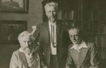 Nežinomas fotografas. Nuotrauka. Vydūnas, Fidus (H. Hoppeneris) ir V. Falkenhanas. 1935 m.